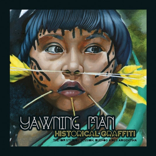 the album cover for Yawning Man - Historical Graffiti