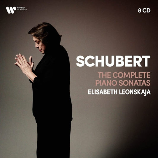 the album cover for Elisabeth Leonskaja - Schubert: The Complete Piano Sonatas, Wanderer Fantasy