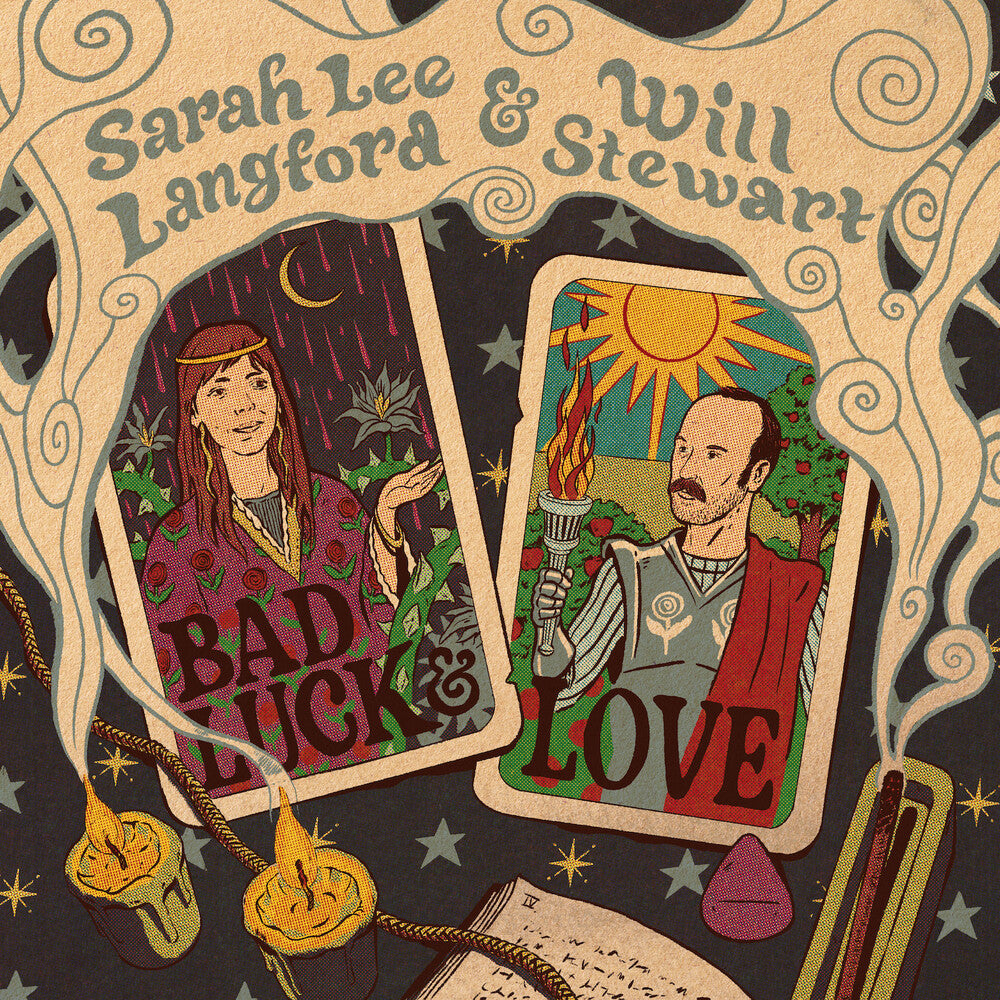 the album cover for Sarah Lee Langford &amp; Will Stewart - Bad Luck & Love [LP]