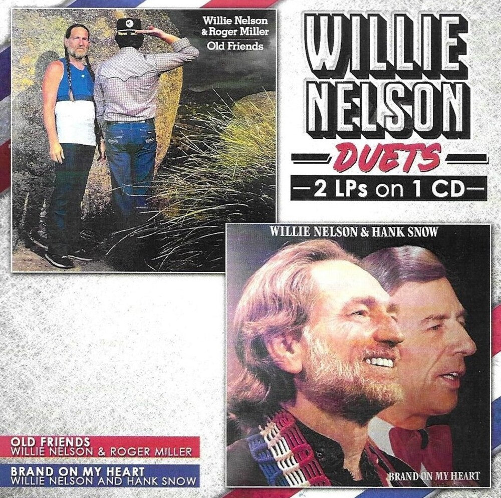 the album cover for Willie Nelson - Duets With Roger Miller & Hank Snow