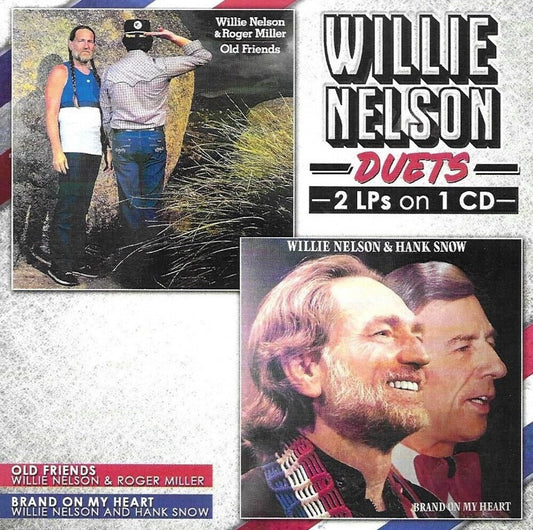 the album cover for Willie Nelson - Duets With Roger Miller & Hank Snow