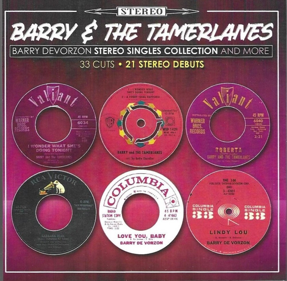 the album cover for Barry & Tamerlanes - Stereo Singles Collection & More