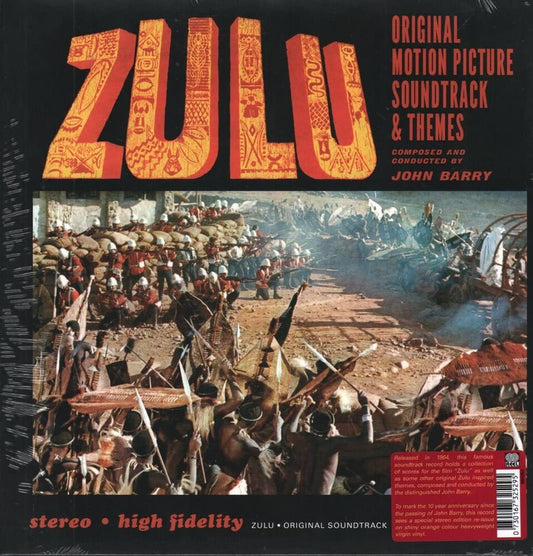 the album cover for John Barry - Zulu (Original Soundtrack)