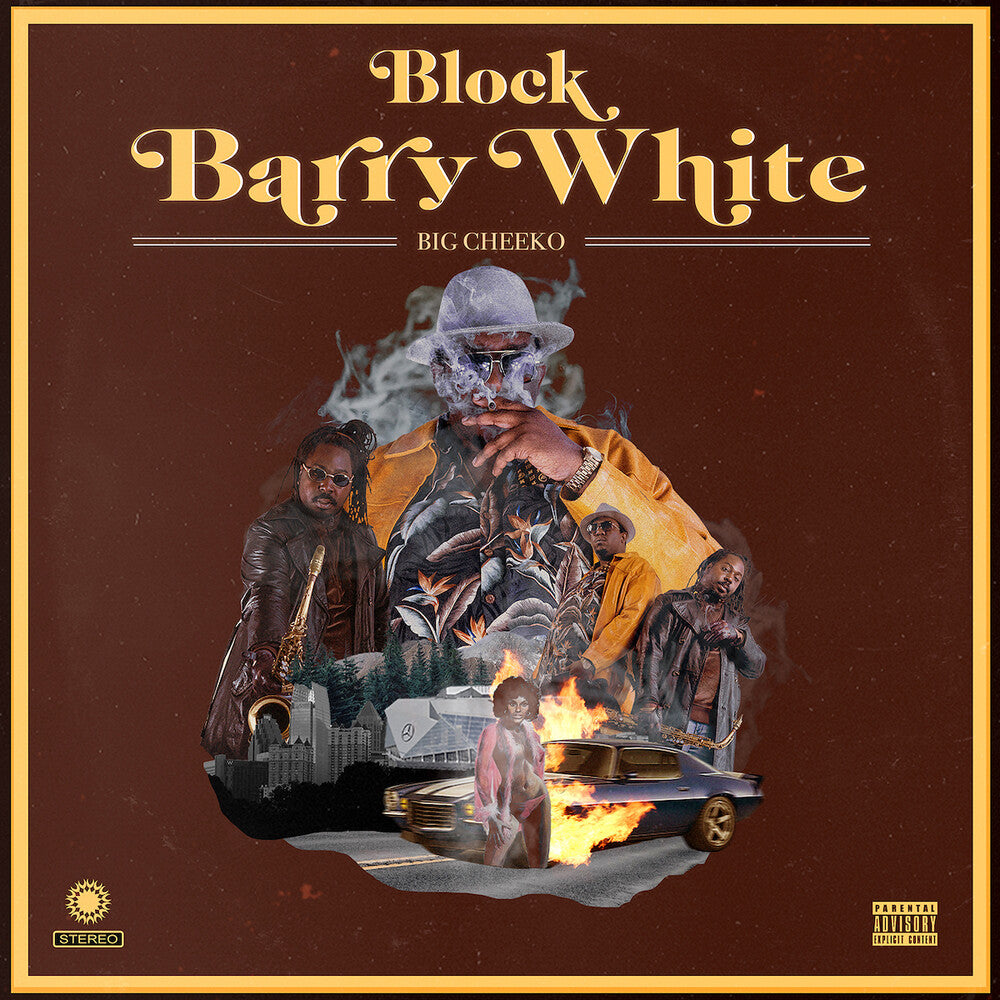 the album cover for Big Cheeko - Block Barry White