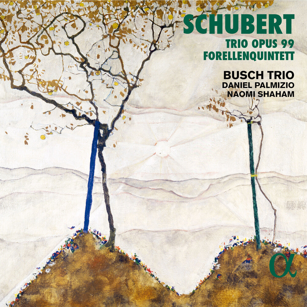 the album cover for Schubert / Busch Trio / Daniel Palmizio - Trio Op. 99 Forellenquintett