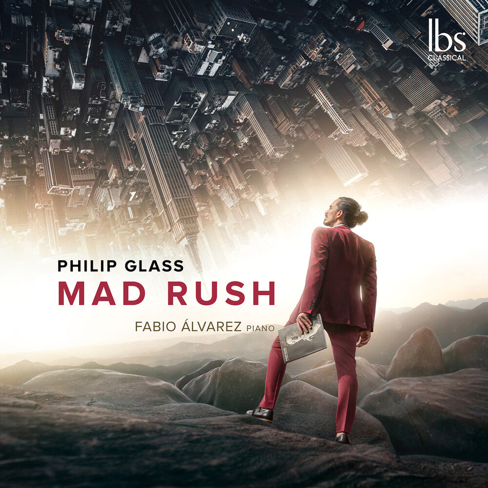 the album cover for Glass / Fabio Alvarez - Mad Rush