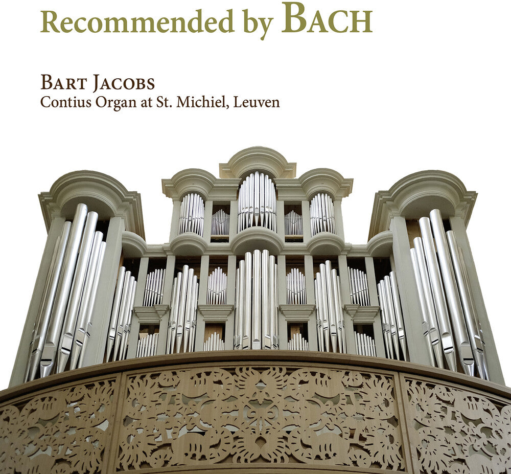 the album cover for Jacobs, Bart - Recommended By Bach