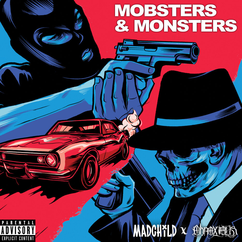 the album cover for Madchild & Obnoxious - Mobsters & Monsters