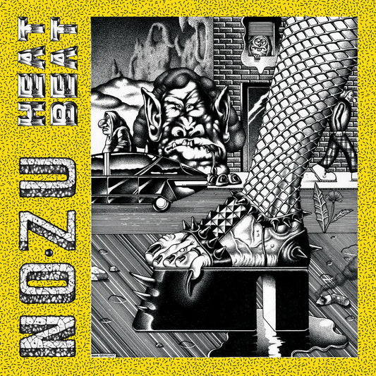 the album cover for No Zu - Heat Beat - Yellow Speckled [Colored Vinyl] (Ep) (Ylw)