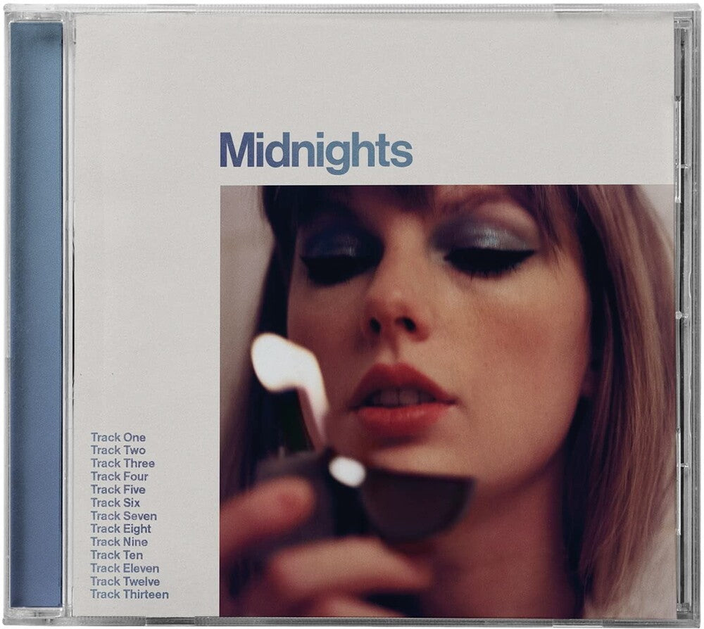 the album cover for Taylor Swift - Midnights [Moonstone Blue Edition - Clean]
