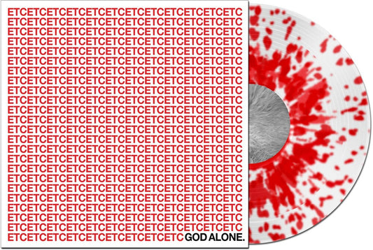 the album cover for God Alone - Etc [Colored Vinyl] (Red) (Wht)