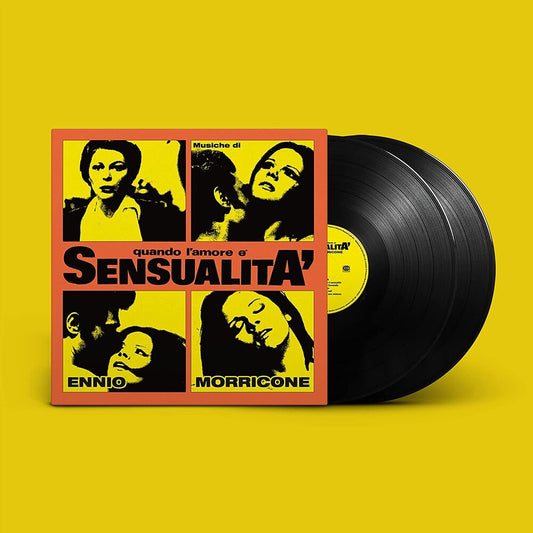 the album cover for Ennio Morricone - Quando l'amore e sensualita [2LP]
