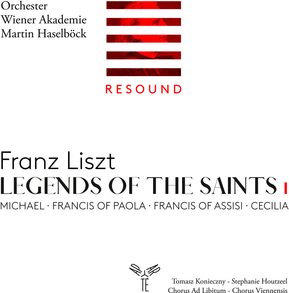 the album cover for Wiener Orchester Akademie - Liszt: Legends Of The Saints Vol.1