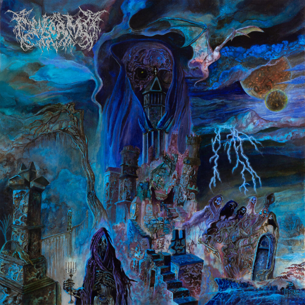the album cover for Worm - Bluenothing