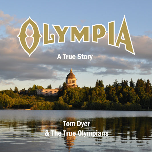 the album cover for Tom Dyer & The True Olympians - Olympia: A True Story