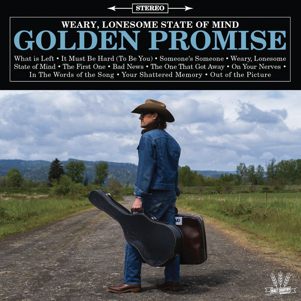 the album cover for Golden Promise - Weary Lonesome State Of Mind