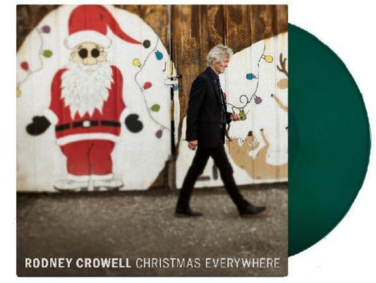 the album cover for Rodney Crowell - Christmas Everywhere
