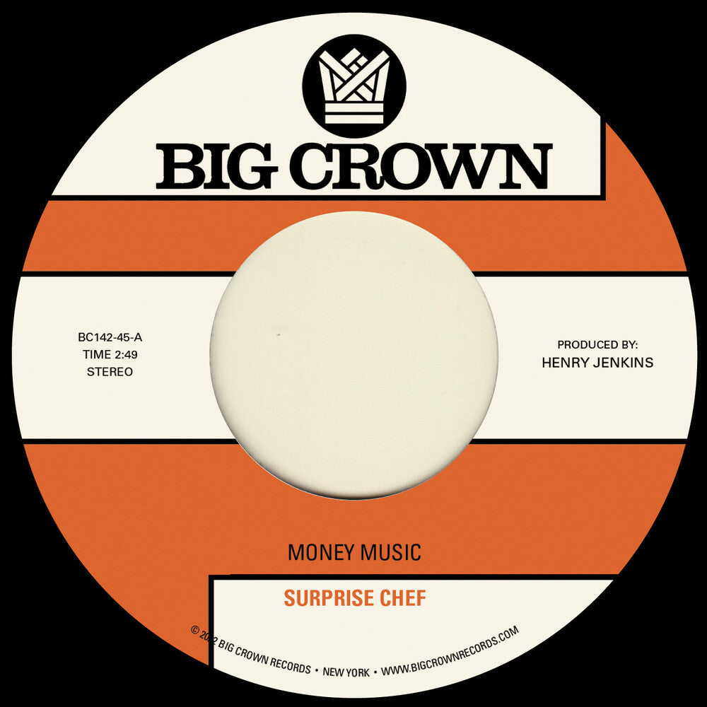 the album cover for Surprise Chef - Money Music B/W Suburban Breeze