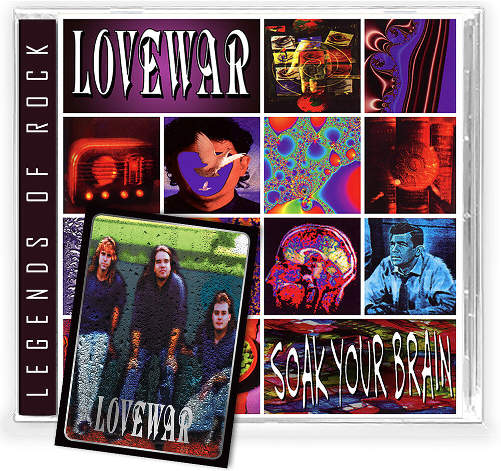 the album cover for LoveWar - Soak Your Brain [Remastered]