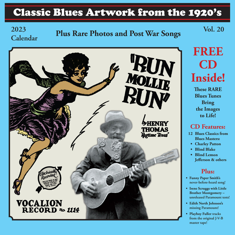 the album cover for Classic Blues Artwork From The 1920s Calendar / Va - Classic Blues Artwork From The 1920s Calendar / Va