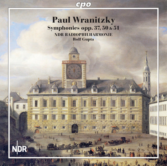 the album cover for Wranitzky / Ndr Radiophilaharmonie - Symphonies Opp. 37 50 & 51