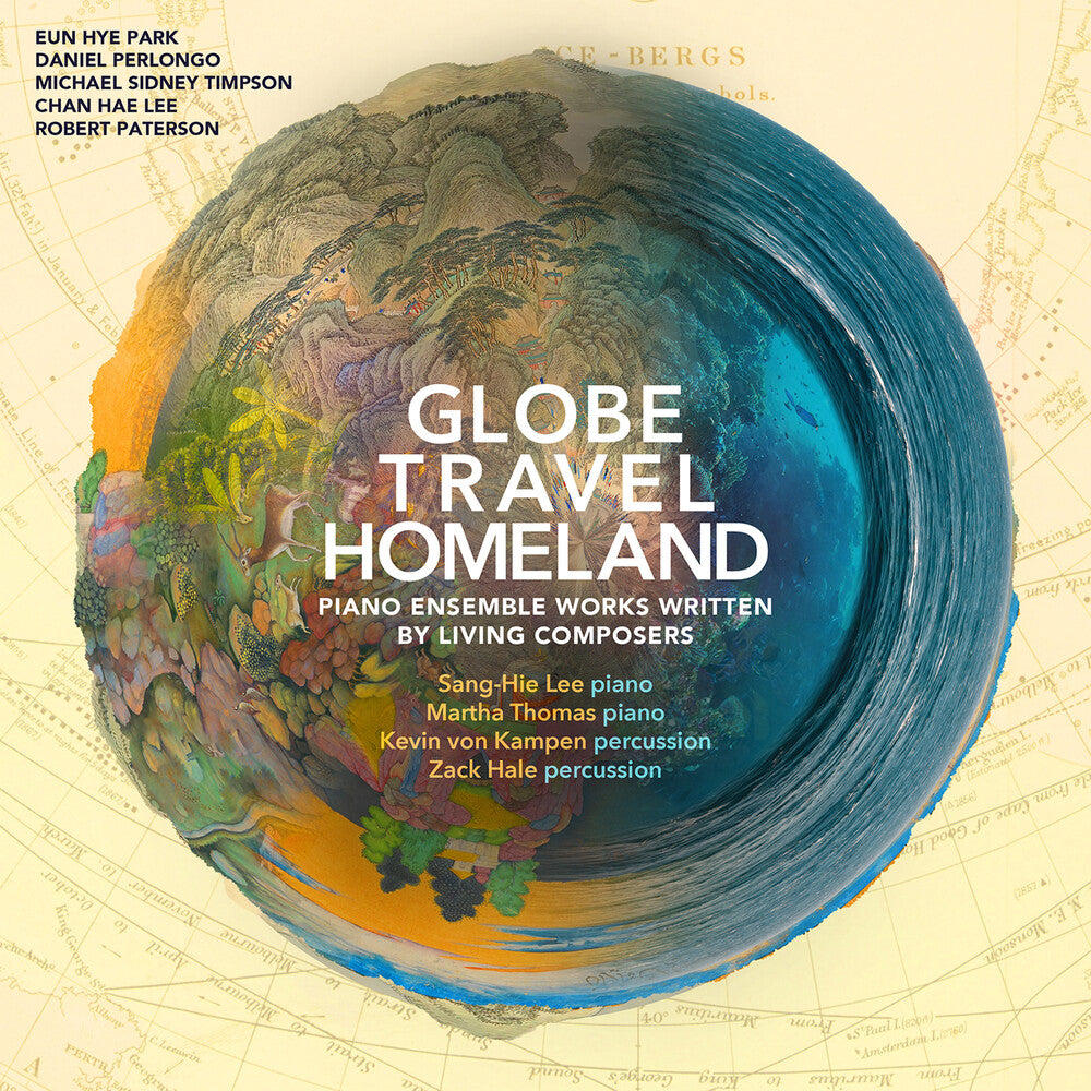 the album cover for Lee / Park / Patterson / Perlongo - Piano Ensemble Works Written By Living Composers