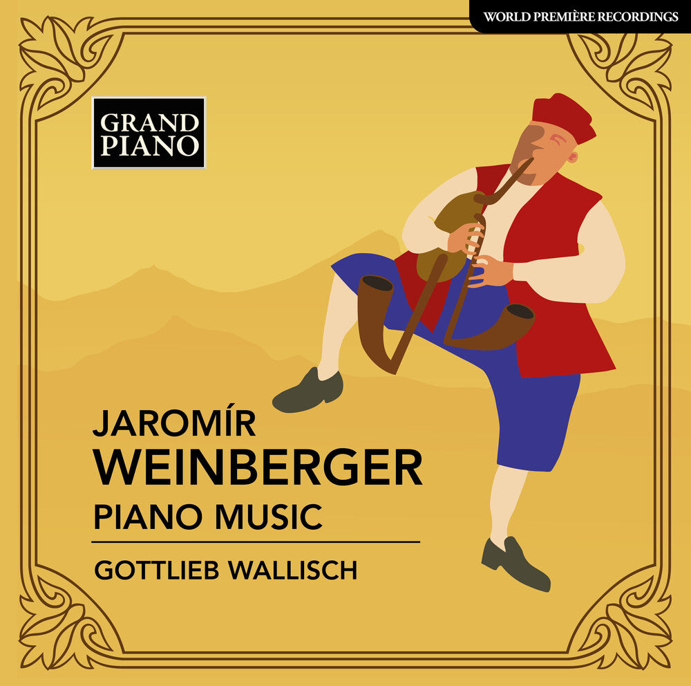 the album cover for Weinberger / Wallisch - Piano Music