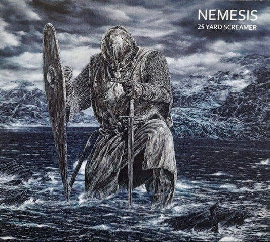 the album cover for 25 Yard Screamer - Nemesis (Uk)