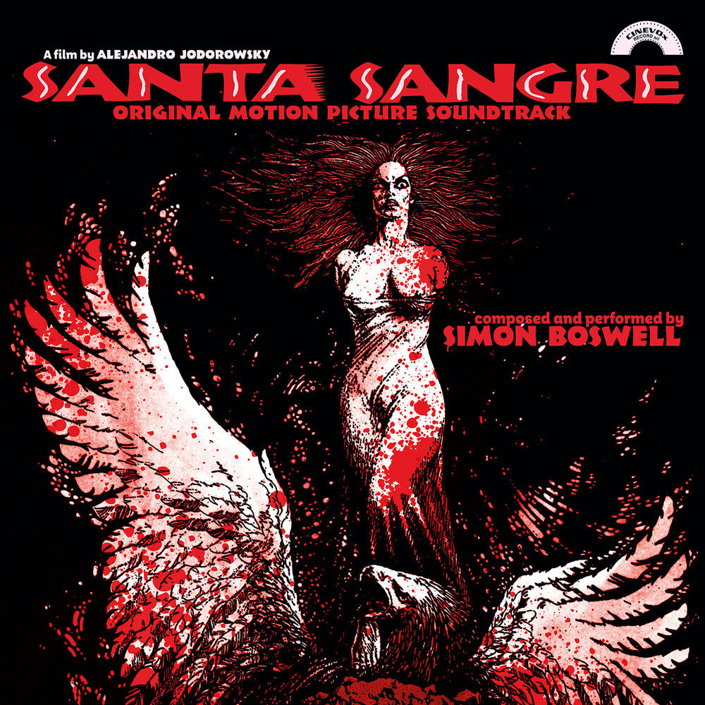 the album cover for Simon Boswell  (Colv) (Red) - Santa Sangre - O.S.T. - Red [Colored Vinyl] (Red)