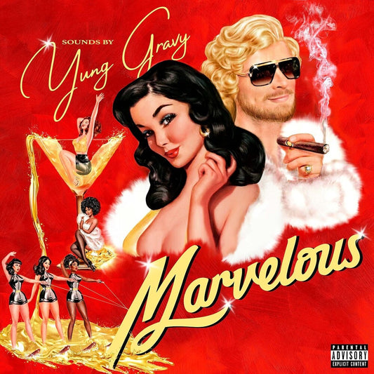 the album cover for Yung Gravy - Marvelous