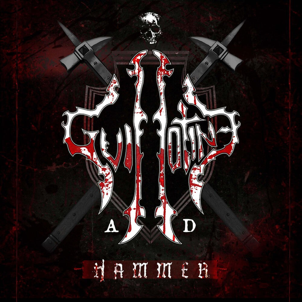 the album cover for Guillotine A.D. - BORN TO FALL