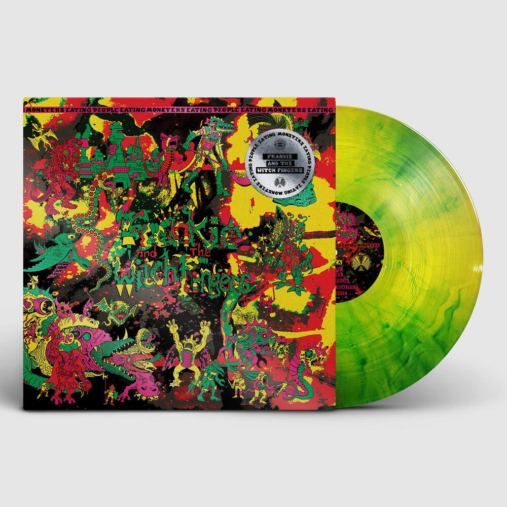 the album cover for Frankie & Witch Fingers - Monsters Eating People Eating Monsters [Colored Vinyl]