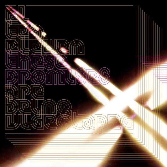 the album cover for El Ten Eleven - These Promises Are Being Videotaped [Amber LP]