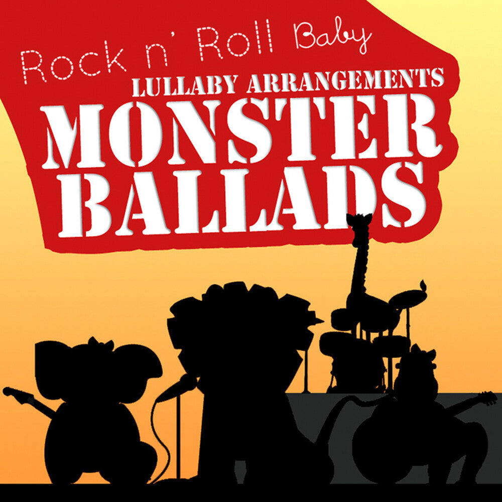 the album cover for Various Artists - Monster Ballad Lullabies (Various Artist)
