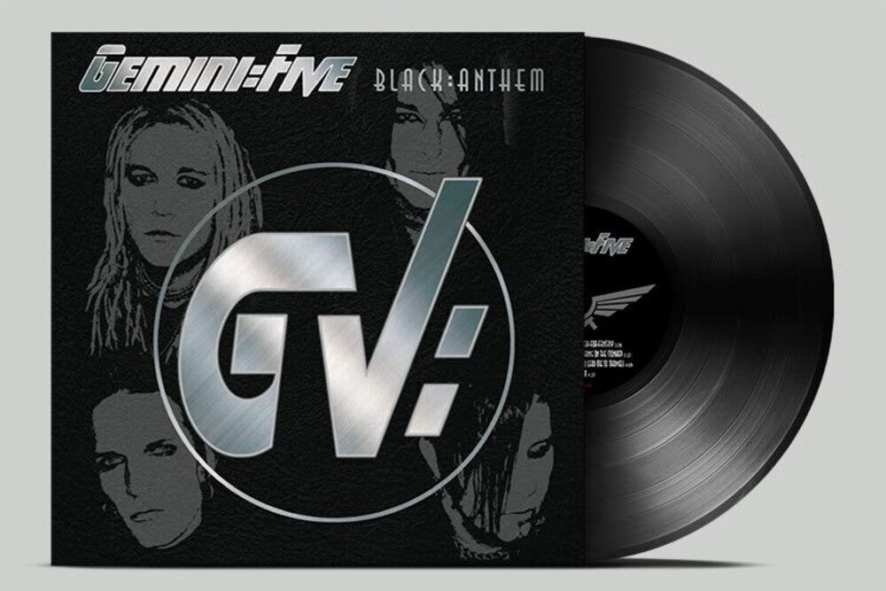 the album cover for Gemini Five - Black Anthem