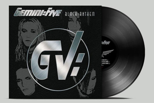 the album cover for Gemini Five - Black Anthem