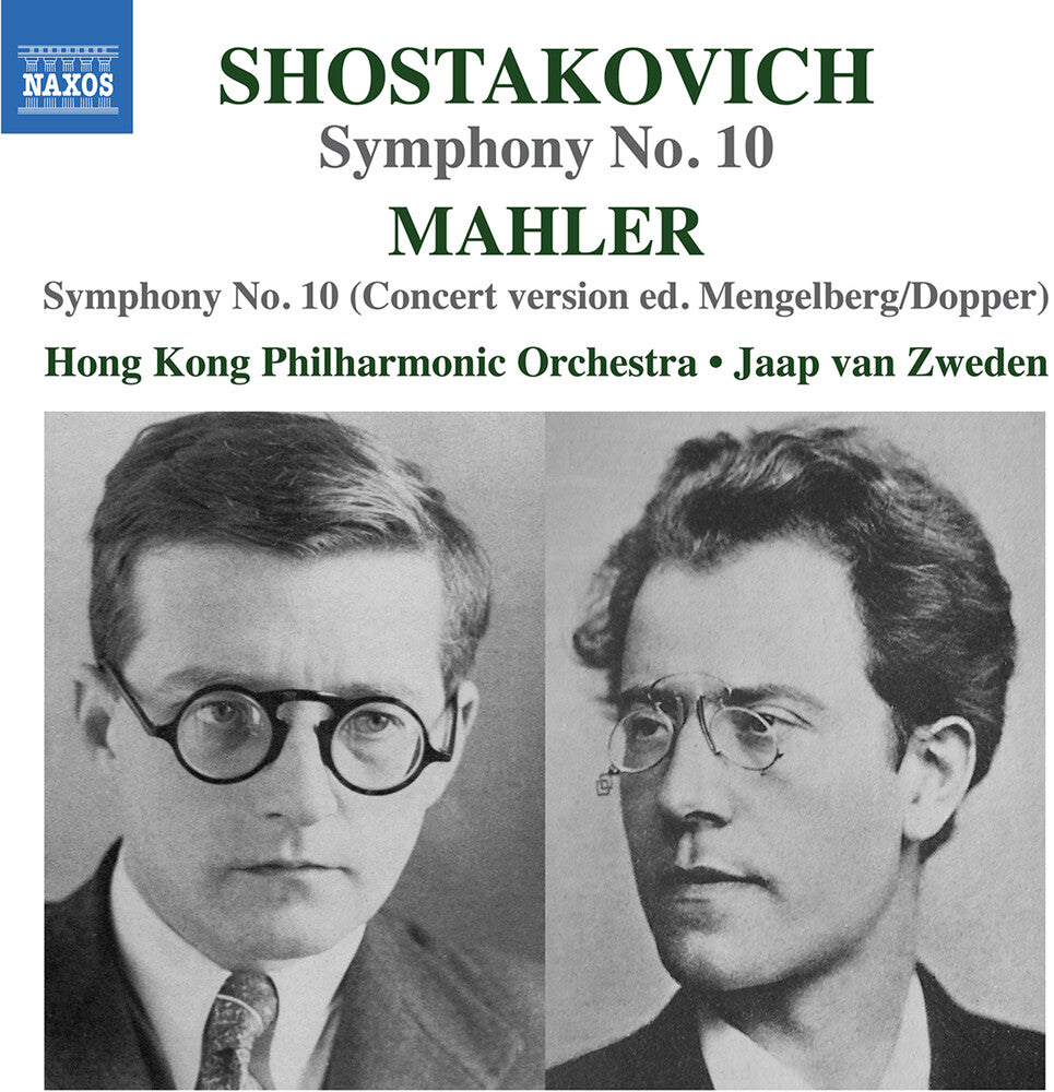 the album cover for Mahler / Shostakovich / Hong Kong Phil Orch - Symphony No 10 - Adagio & Purgatorio