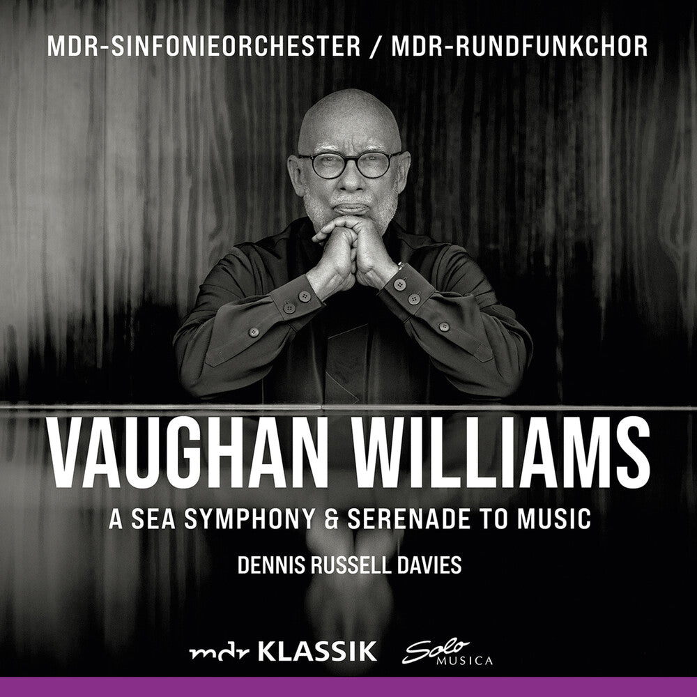 the album cover for Vaughan Williams / Mdr-Sinfonieorchester - Sea Symphony & Serenade to Music