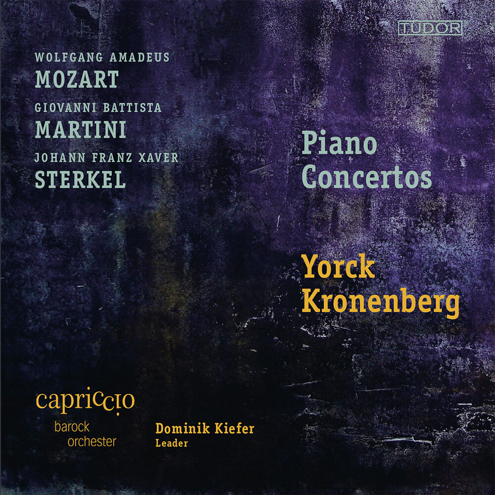the album cover for Martini / Mozart / Kronenberg - Piano Concertos