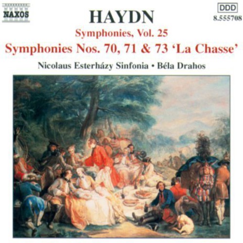 the album cover for Bela Drahos - Symphonies 70 71 & 73 25