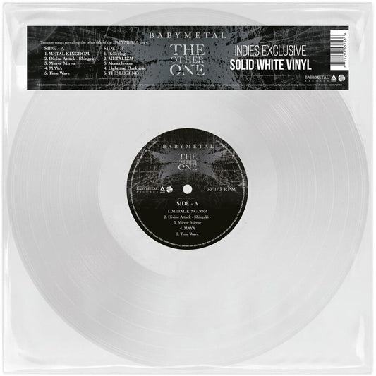 the album cover for BABYMETAL - THE OTHER ONE [Indie Exclusive Limited Edition Solid White LP]
