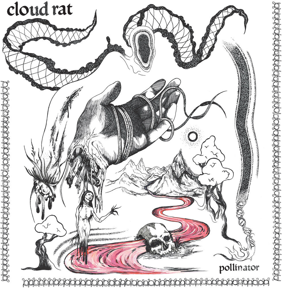the album cover for Cloud Rat - Pollinator [Colored Vinyl] (Red)