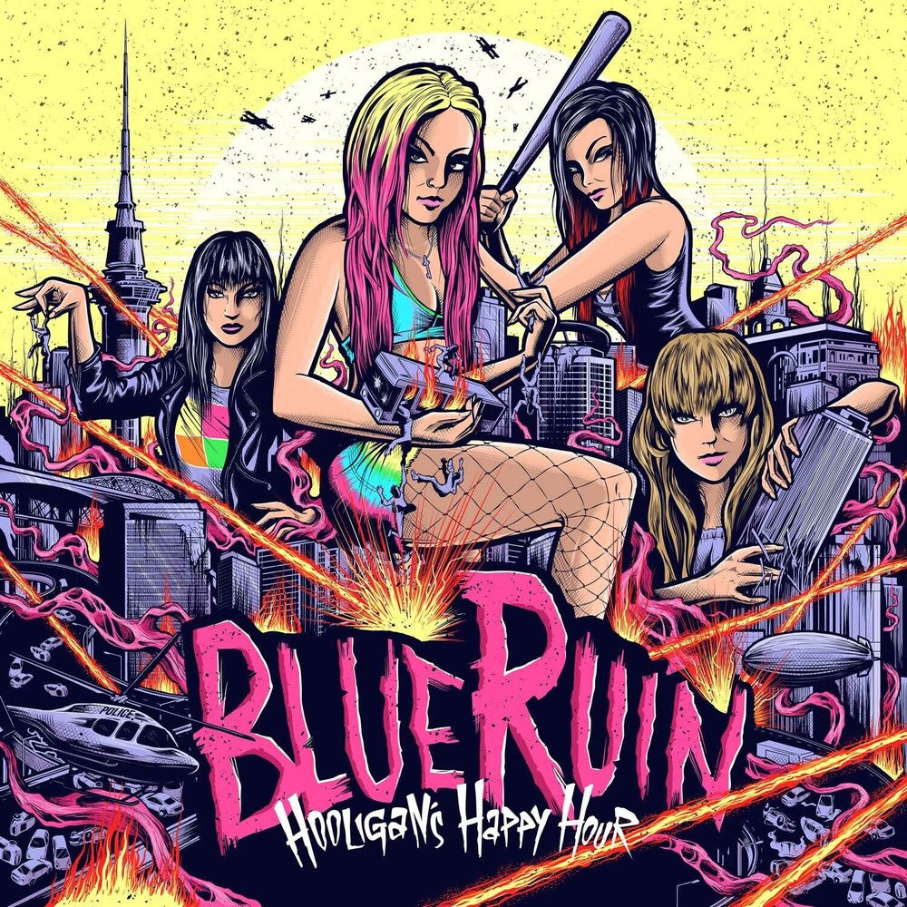the album cover for Blue Ruin - Hooligans Happy Hour
