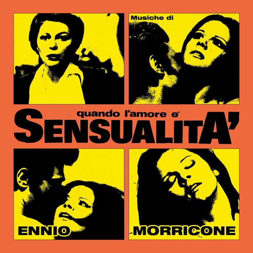 the album cover for Ennio Morricone - Quando l'amore e sensualita
