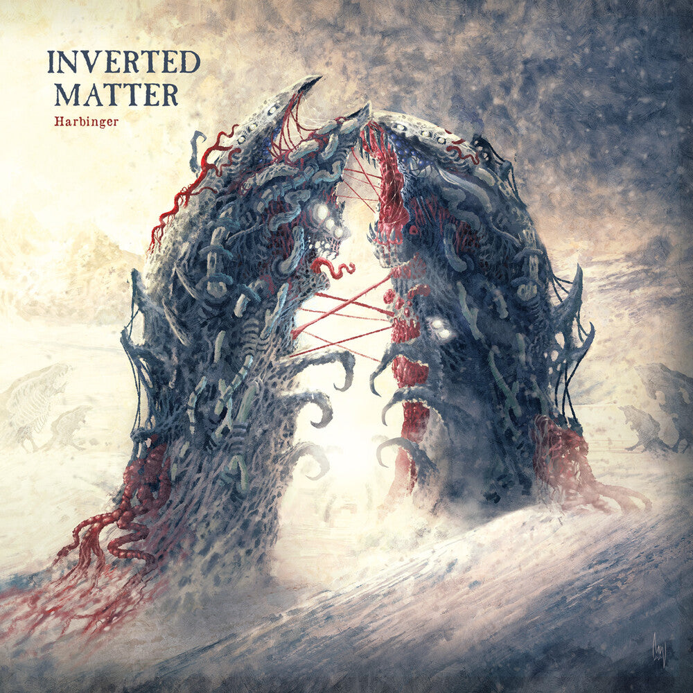 the album cover for Inverted Matter - Harbinger