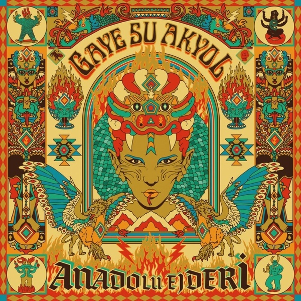 the album cover for Gaye Akyol  Su - Anadolu Ejderi