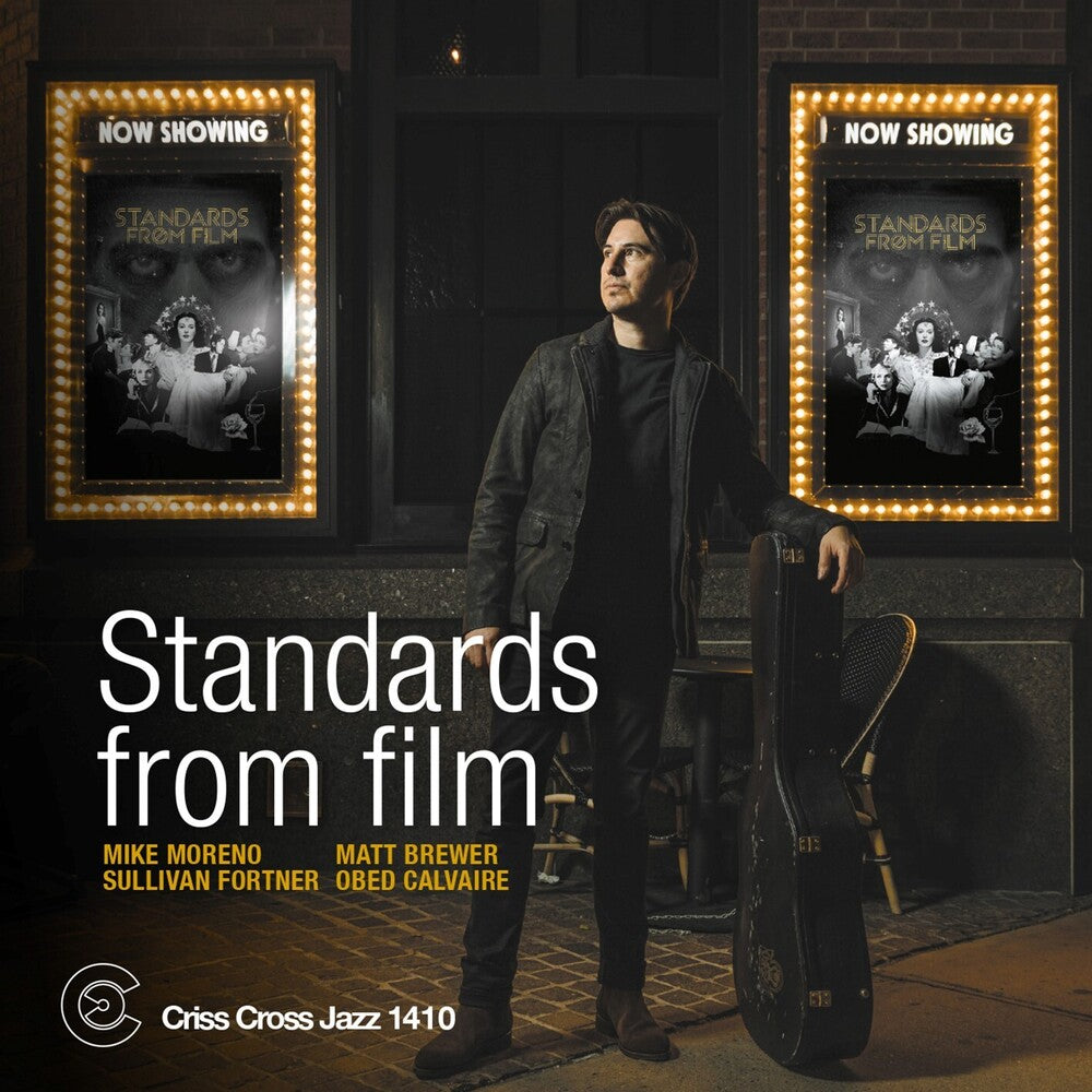 the album cover for Mike Moreno  Quartet - Standards From Film