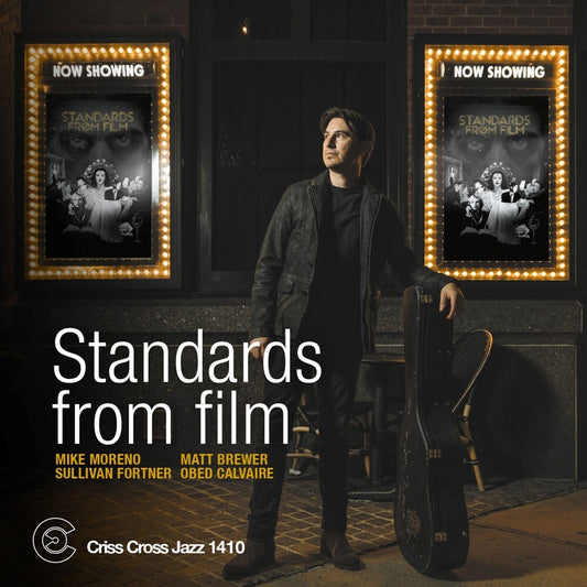 the album cover for Mike Moreno  Quartet - Standards From Film