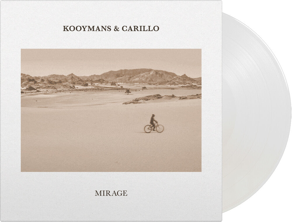 the album cover for Kooymans & Carillo - Mirage - Limited 180-Gram White Colored Vinyl