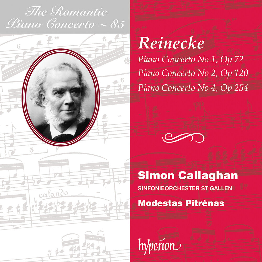 the album cover for Simon Callaghan - The Romantic Piano Concerto Vol.85